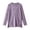Purple, variant on YUANxueke Girls Ribbed Knit Tunic Tops with Side Pockets Crewneck Long Sleeve Side Split Hem Casual Tops for 5-15 Years
