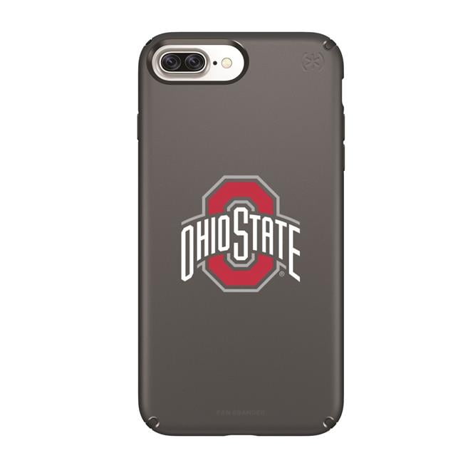 Speck IPH-87P-BK-PRE-OHS-D101 Black Presidio Case with Ohio State Buckeyes Primary Mark Design for iPhone 8 Plus, iPhone 7 Plus, iPhone 6 Plus, iPhone 6s Plus