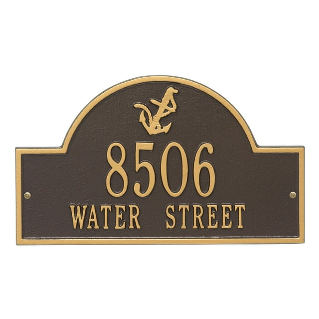 Whitehall 5124OG Ancre Personnalisée Arche Plaque-5124OG-Bronze / Or