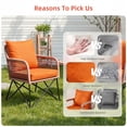 thumbnail image 6 of Biotree Outdoor Seat Cushions for Chairs,Waterproof Fade-Resistant Patio Furniture Replacement Cushions with Removable Cover,Orange, 6 of 9