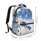 thumbnail image 2 of Fotbe Christmas Snowman In The Snow Mochila Casual con Estampado para Escuela, Viajes y Actividades al Aire Libre - Duradera, Ligera y Cómoda, 2 of 5