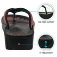 thumbnail image 5 of Aerosoft Glitter Thong Beach Summer Arch Support Flip Flops for Women, 5 of 8