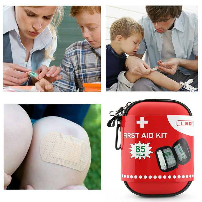 PUMIER 150pcs Small-First-Aid-Kit-for-Home-Car-Camping-Travel-Essentials -  Water-Resistant Mini Kids Emergency Kits, Perfect for Vehicles, Businesses,  Hiking, Backpacking, Survival, Boat, Office () : Buy Online at Best Price  in KSA - Souq is now 
