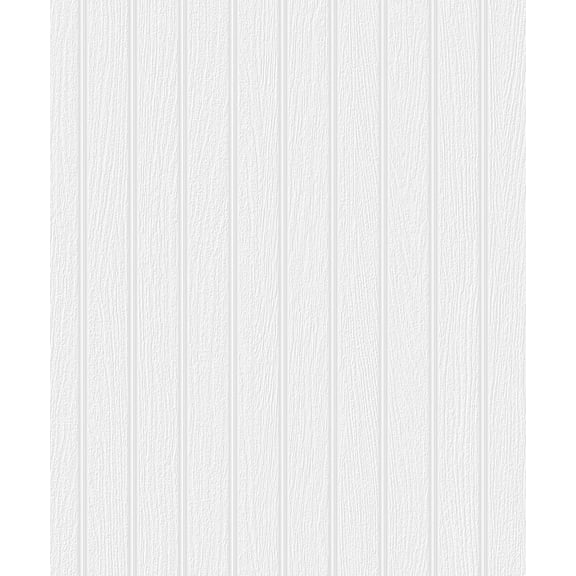 NextWall Faux Beadboard Paintable Peel and Stick Wallpaper