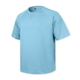 thumbnail image 2 of FRSASU Men's Solid Waffle T-Shirts Short Sleeve Casual Crew Neck Shirt Summer Plain Pullover Tee Tops Light Blue, 2 of 4