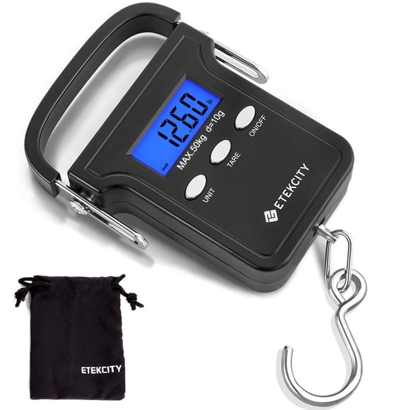 Báscula de pesca Etekcity, 50 kg/110 libras, electrónica digital, LCD
