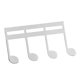 thumbnail image 2 of Clip para partituras, diseño de notas de metal, delicado clip para libros de música, soporte para páginas de piano y guitarra, color plateado, 2 of 14