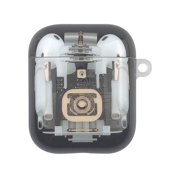 Estuche para audífonos Estuche para audífonos portátil TPU Caja de almacenamiento para audífonos inalámbricos compatible con Bluetooth, Reemplazo para Airpods 1/2 Speravity EL002609-01