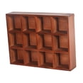 thumbnail image 2 of simhoa Wood Hanging Shadow Box Collectibles Display Case 38.5x7x29.5cm Freestanding A, 2 of 7