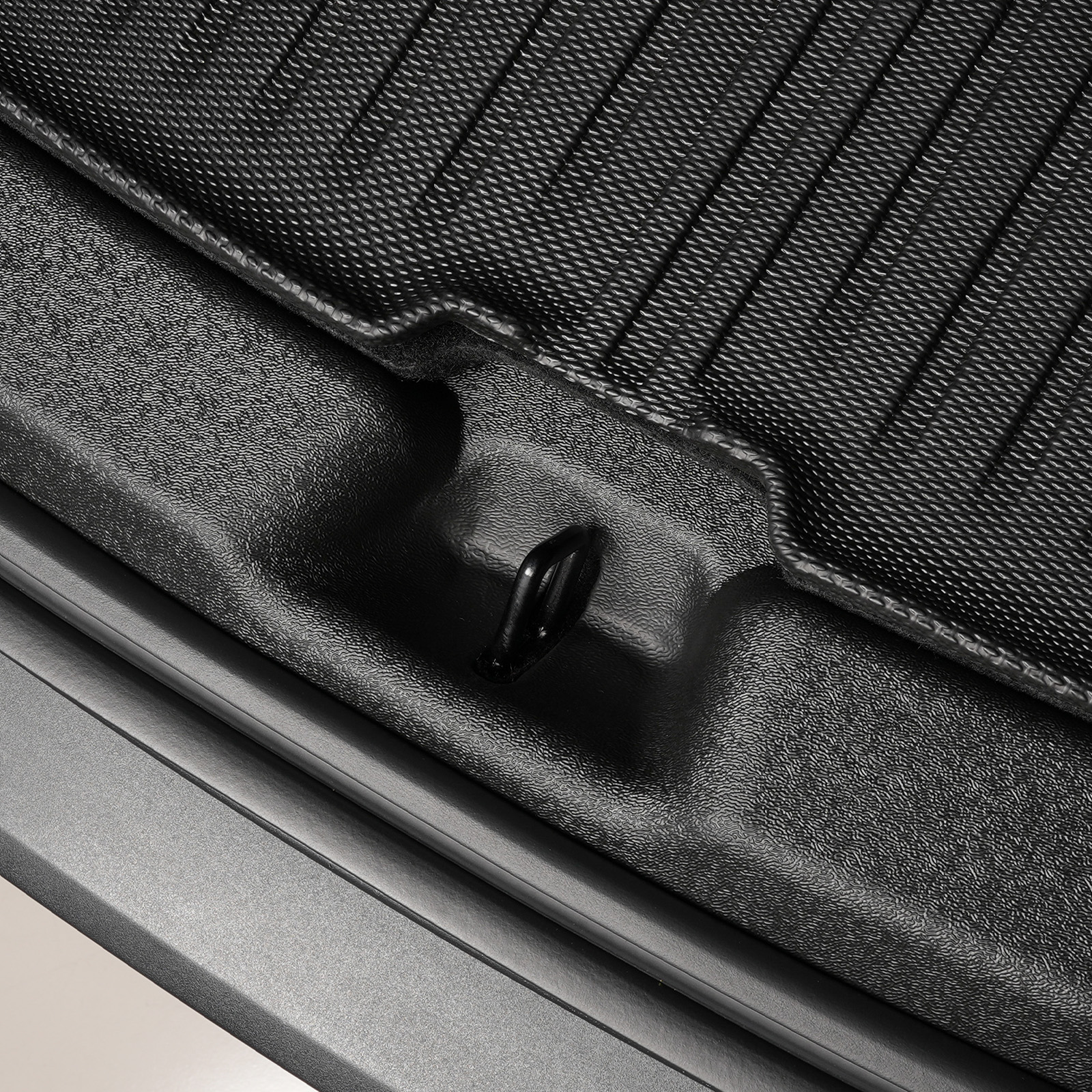 Ikon Motorsports TPE Thermo Plastic Elastomer Rear Trunk Sill Bumper Guard Protector Cover Interior Accessories For 2026 Tesla Model Y Juniper, Black