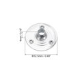thumbnail image 2 of Uxcell 12.5mm Metal Candle Wick Sustainer Tabs Candle Wick Base Stand, Silver 250 Pack, 2 of 6