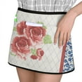 thumbnail image 2 of Men Women Aprons with Pockets Work Waist Apron Pioneer Colorful Floral Half Apron, 2 of 6