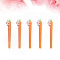thumbnail image 3 of 5PCS 0.5MM Carrot Shaped Black Ink Gel Pen Rabbit Gel Pen for School Office Students, 3 of 3