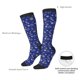 thumbnail image 4 of Balery Golden Snowflakes Royal Blue Calcetines novedosos Calcetines deportivos Calcetines hasta la rodilla Calcetines de algodón Calcetines originales y geniales, 4 of 6