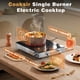 thumbnail image 3 of Estufa eléctrica Cooksir de un solo quemador 1800 W 110 V con temporizador, 3 of 7