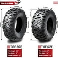 thumbnail image 4 of Full Set WANDA ATV tires 24x8-12 & 24x11-10 00-02 Polaris Magnum Xpedition 325, 4 of 9