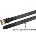 thumbnail image 5 of Big & Tall Belt for Mens 56"-80" Genuine Leather Belt Reinforced Strap Extra Long Belts for Casual Work Jean, 5 of 7