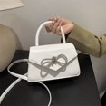 thumbnail image 3 of Bolso de mano suave, moderno, sencillo y elegante, nuevo bolso de mensajero versátil de un solo hombro de principios de primavera 2025, bolso cuadrado pequeño para mujer, 3 of 5