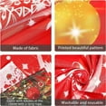 thumbnail image 4 of 1pc, Red Christmas Door Cover - Festive Backdrop For Holiday Photo Booths And Parties, 4 of 6