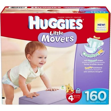 Huggies Little Movers Diapers, Economy P