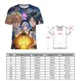 thumbnail image 2 of Genshin Impact Womens T-Shirt Round Neck Short Sleeve Tee Shirts Summer Breathable Tops Blouse 6XL, 2 of 8