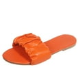 thumbnail image 2 of Sandalias Mujer Zapatillas planas Punta abierta Cómoda Playa Zapatos romanos Flip Flop Wmkox8yii hj789, 2 of 8
