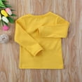 thumbnail image 6 of Douhoow Toddler Boys Girls Tops Kids Solid Cotton  Long Sleeve T-shirt, 6 of 8