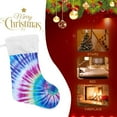 thumbnail image 4 of Coolnut Christmas Stockings 17.7 inch Spiral Tie Dye Xmas Stockings Fireplace Hanging Socks for Kids Family Christmas Decoration, 4 of 6
