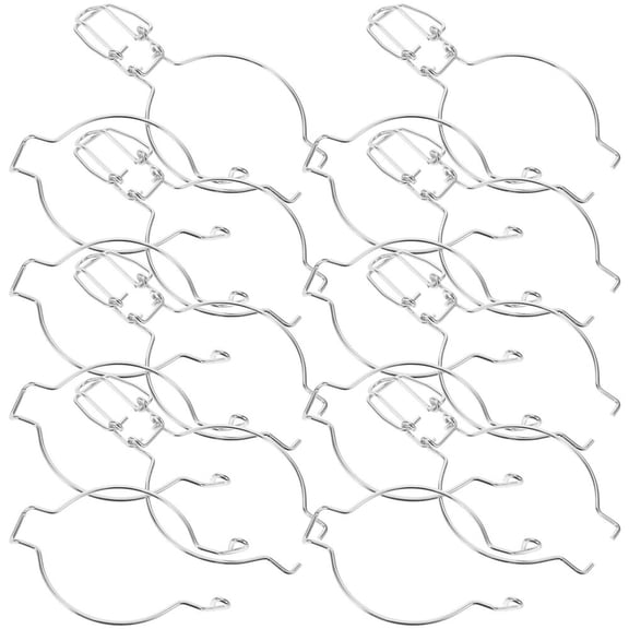 MesaSe 10 Pcs Boucle de Verrouillage pour Bocaux Fil Renforcé Boucle de Verrouillage Métallique