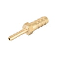 thumbnail image 3 of Unique Bargains 6mm to 4mm Hose ID Brass Reducer Barb Hose Fitting Straight Connector Coupler Tubing Adapter 3 pcs, 8mm x 4mm, 3 of 3