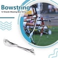 thumbnail image 4 of stanreset Bow Accessories 12 Strands Weaving Fast Flight Archery Supplies Lightweight Winding Rope with Good Ductility Black white70inch Type3 NO3, 4 of 6