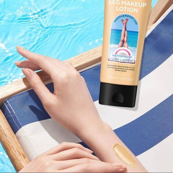 HYLLai Professional Leg Concealer – Waterproof Body Makeup for Tattoos & Bruises, 118ml Airbrush Effect in 3 Neutral Shades (Beige)