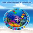 thumbnail image 2 of Amortiguar Irfora Colchoneta de agua para el tiempo de la barriga para bebés, niños y niñas, colchoneta inflable de PVC para juegos de agua para niños pequeños, centro de actividades de juego divertid Irfora Amortiguar, 2 of 7