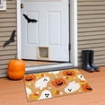 thumbnail image 6 of Sulaicai Cute Ghost Pumpkin Halloween Doormat, Non Slip Absorbent Washable Entrance Welcome Mat, Seasonal Holiday Decor Rug for Porch Kitchen Bathroom Bedroom Indoor Outdoor, 6 of 7