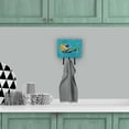 thumbnail image 4 of Blonde Mermaid on Teal Leash or Key Holder, 4 of 4