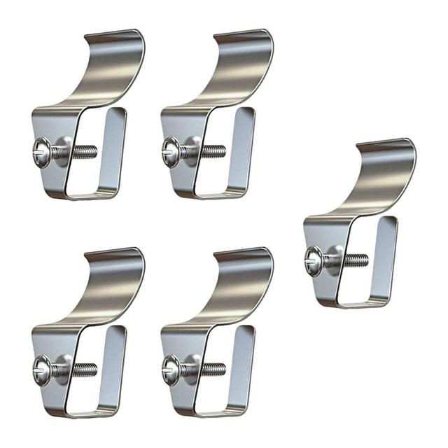 5 ganchos resistentes para colgar decoraciones de revestimiento para exteriores. Con tornillo