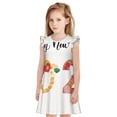 thumbnail image 1 of Vsdgher 2025 Nouvelles Chemises de Nuit pour Filles Manches Courtes à Volants Robe de Nuit Pyjama pour Fête-Petit, 1 of 6