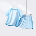 thumbnail image 5 of Jamsmile Toddler Girls Sets Sports Outfits Athletic Short Sleeve Tees And Shorts Gym 2 Piece Set Kids Girls Tracksuits, 5 of 5