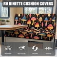 thumbnail image 4 of XYZCANDO 2-Piece Camper Cushion Covers Soft Dirt-Resistant, Compatible with Travel Trailer RV RV Dinette Cushion Covers(Mushrooms), 4 of 7