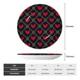 thumbnail image 2 of Daiia Red Rooster Printed Pattern Ceramic Plate Dinner Plates Bone China Decorative Plates with Display Stand Art Ceramic Ornaments for Wall Hanging Decoration-10in, 2 of 6