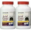 Major Acid Gone Antacid Stops Heartburn, 100 Chewable Tablets, 160 mg, Pack of 2