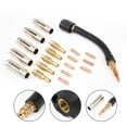 thumbnail image 2 of 21 Pcs Mig Mag Torche de Soudage Refroidie par Air Mb15Ak Support de Buse de Gaz, 2 of 10