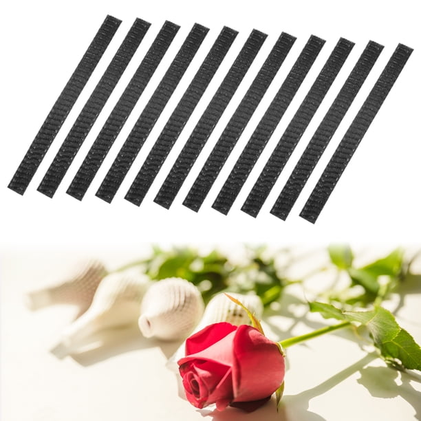 Red de protección de flores de 40 paquetes de capullos de rosa - Aplicable a floristas (Negro)