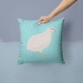 thumbnail image 2 of Texas Quail Blue Check Fabric Decorative Pillow, 2 of 4