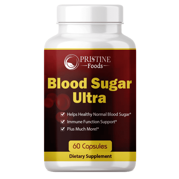 Pristine Blood Sugar Ultra – Advanced Botanical & Nutrient Formula with Vitamins, Minerals & Herbal Extracts – 60 Capsules