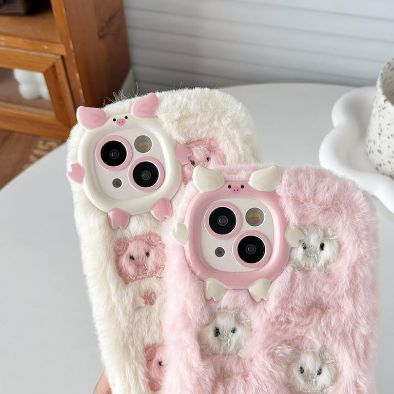 Fluffy Fuzzy Furry Warm Plush Cute Cloud Pattern Compatible with