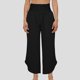 thumbnail image 1 of MKLEKYY Leggings deportivos mujer Pantalones casuales de mujer para salidas, yoga, deportes y cenas, corte holgado, largo recortado, tiro medio con bolsillos, ropa de verano, fácil de lavar, 1 of 3