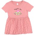 thumbnail image 3 of Inktastic Papa's Girl Heart Flowers Girls Baby Dress, 3 of 5