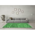 thumbnail image 3 of Ahgly Company Indoor Rectangle Solid Emerald Green Modern Area Rugs, 8' x 12', 3 of 4