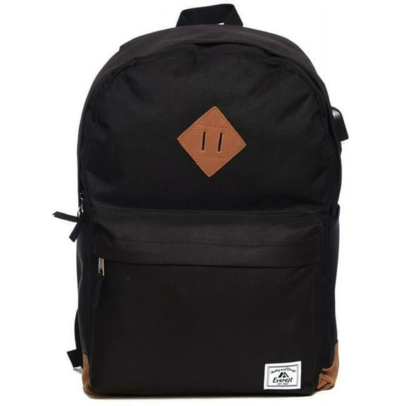 Vintage Laptop Backpack, Black